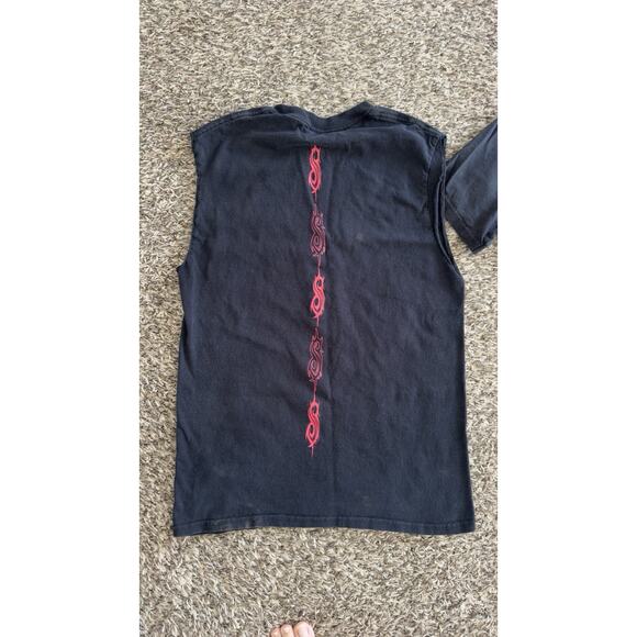 Lot Of 2 Black Band Tee Shirts SlipKnot Heavy Metal Rock Men’s Size Medium - Picture 5 of 6